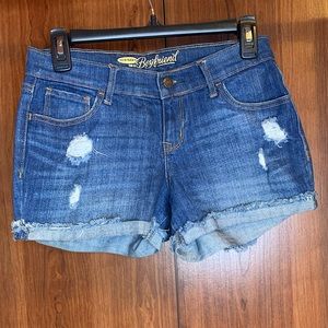 Old Navy Boyfriend Denim Distressed Ripped Shorts